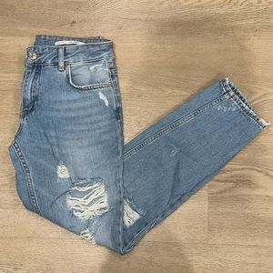 ZARA distressed jeans